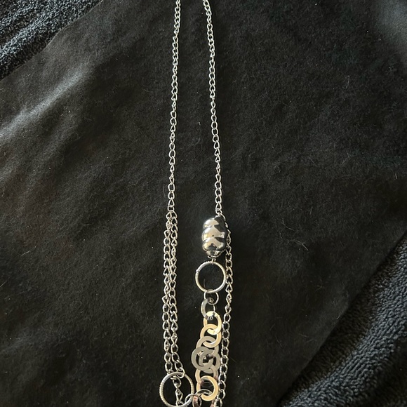 Silver Multi-Chain Necklace - Picture 6 of 6